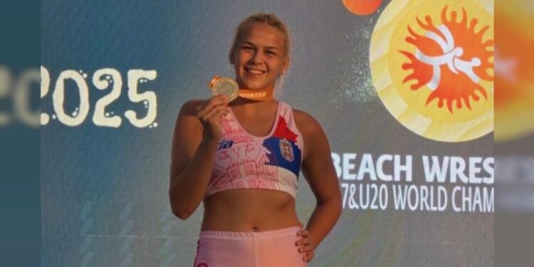 Zlatna Maša: Srbija ima novu šampionku u rvanju na pesku