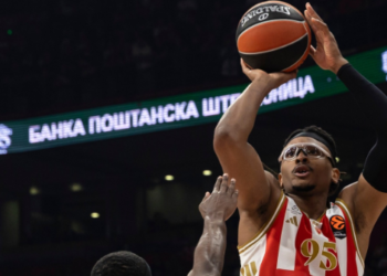 Zvezdin šou moći – ASVEL bez šanse, 500 mečeva kapitena pretvorilo pobedu u spektakl