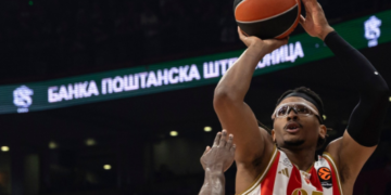 Zvezdin šou moći – ASVEL bez šanse, 500 mečeva kapitena pretvorilo pobedu u spektakl