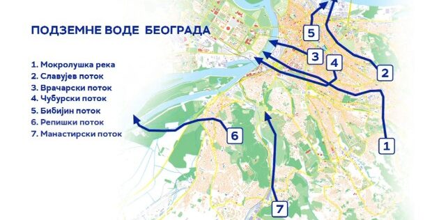 12 skrivenih vodotokova Beograda i izazovi budućeg metroa