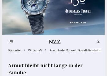 Apsurd u Cirihu: NZZ piše o siromašnima, a reklamira satove od 20.000 franaka