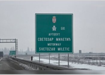 Ime velikana na tablama nove deonice Novi Sad – Šabac