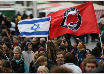 Antifa scena u Lajpcingu: Hamas, ili Izrael