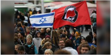Antifa scena u Lajpcingu: Hamas, ili Izrael