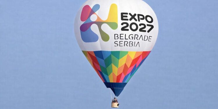 Beograd iz vazduha: Leteći balon stiže na Ušće za EXPO 2027