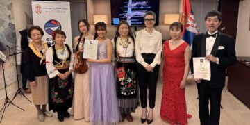 Srpska pesma odjeknula Japanom na koncertu laureata